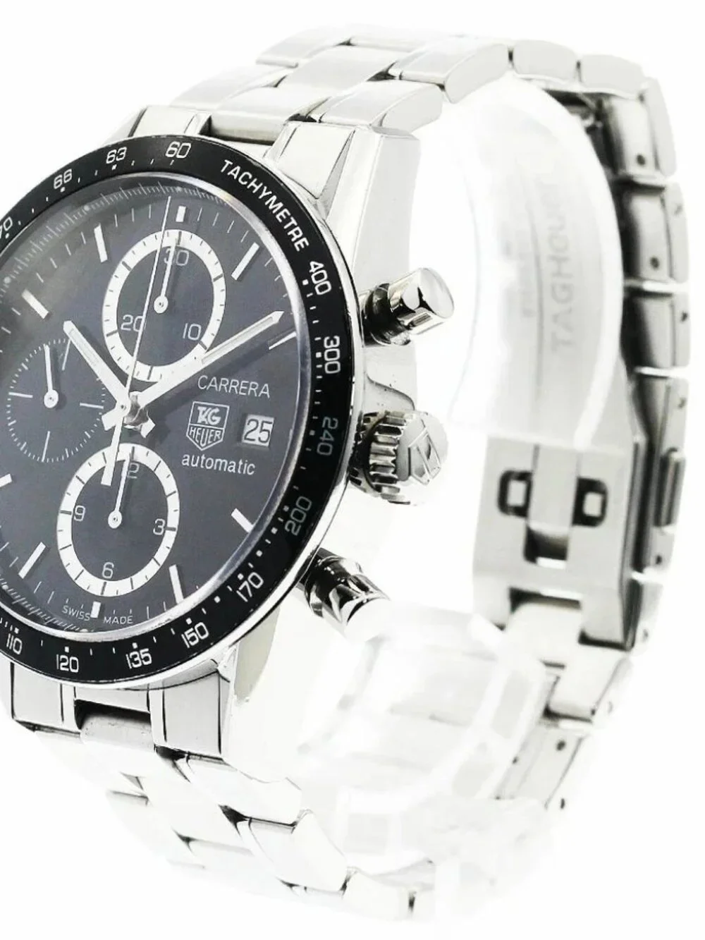 TAG HEUER Carrera CV2010 Date Chronograph black Dial Automatic Men's_965940